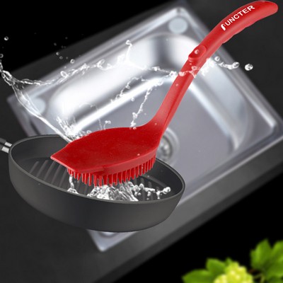 Silicone Kitchen Dish Scrubber Square Soft Dishwashing Brush for Pots Pans Sink Cleaning Scrubber