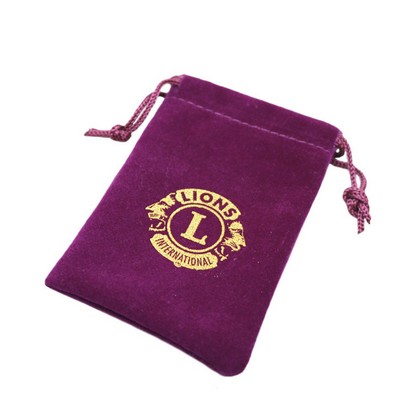 Drawstrings Velvet Gift Bag