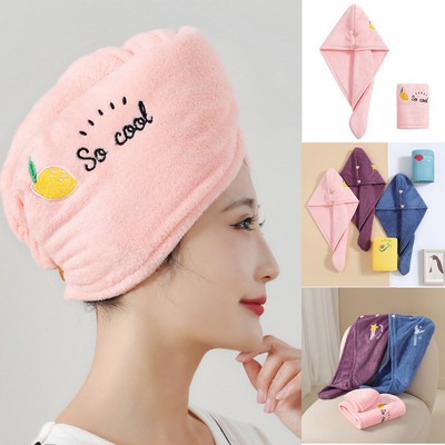 Microfiber Hair Towel Hair Turbans Wrap For Wet Hair