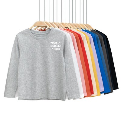 Boys Long Sleeve Crewneck Tee T-Shirt