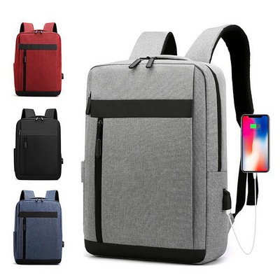 USB Charging Port Laptop Backpack