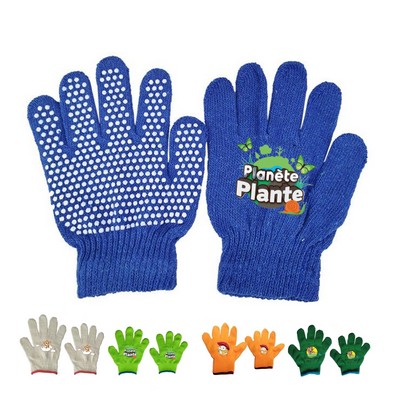 Kid's Non Slip Safety Knitted Gloves(Free shipping)