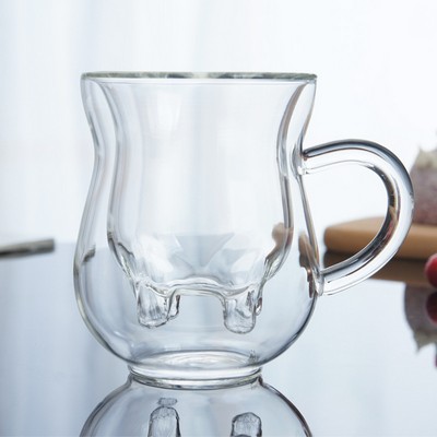 Double Layer Heat-resistant Glass Cup