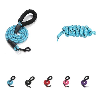 Round Woven Dog Leashes