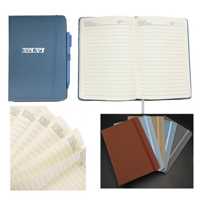 PU Leather Cover notebook With Pen