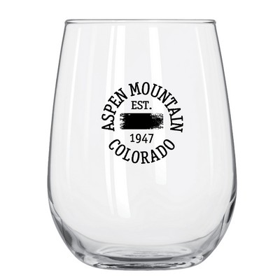 17 Ounce Stemless Wine Glass