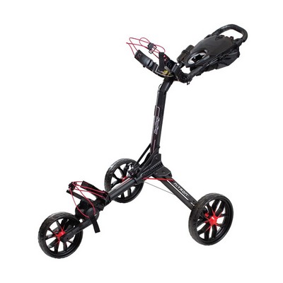 Bag Boy Nitron Auto-Open Push Cart - Black/Red