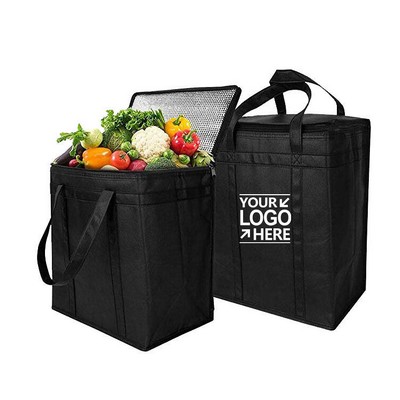 6-Can Non-Woven Insulated Thermal Lunch Cooler Bag