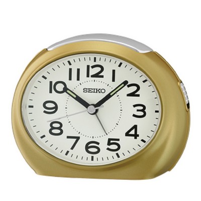 Seiko Metallic Gold Tokai Bedside Alarm Clock