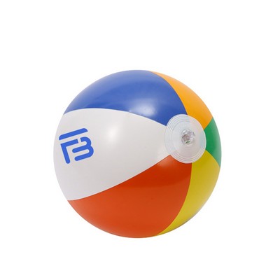 12-Inch Six-Color PVC Beach Ball