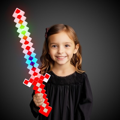 LED Red Pixel Sword