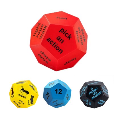 4" 12 Sided Dice Foam