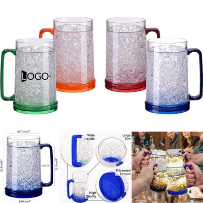 16 Oz Double Wall Gel Freezer Mug