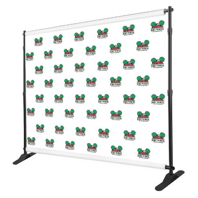 10' x 8' Step And Repeat Backdrop Stand