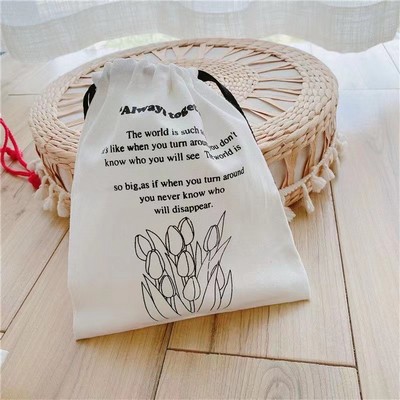 Drawstring Cotton linen bag