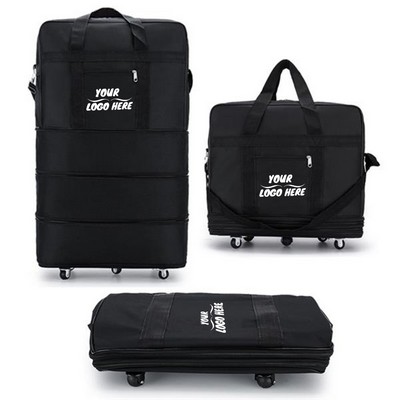 Adjustable Capacity Rolling Duffel Bag