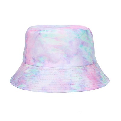 #5 Tie-dye Pattern Basin Cap Bucket Hat