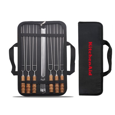 Premium 10pcs Grilling Skewers Set