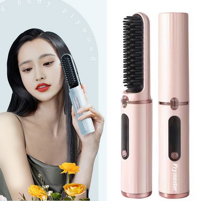 4500mAh Wireless straightener brush