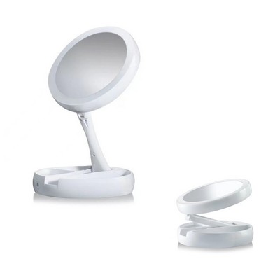 Foldable Lighted Make-up Mirror