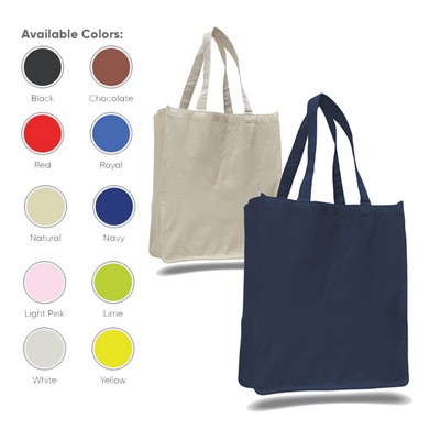 Heavy Canvas Jumbo Shopper Gusset