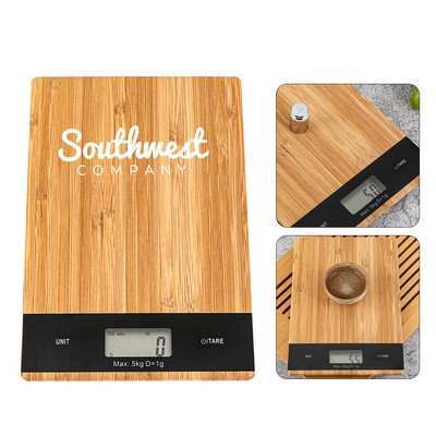 Bamboo Digital Kitchen Scale