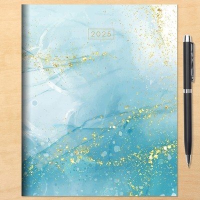 2025 Floating Blue Medium Monthly Planner