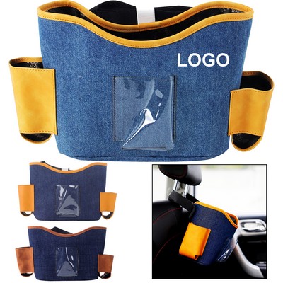 Large-Capacity Car Back Seat Organizer