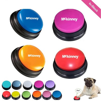 Recordable Dog Button for Communication