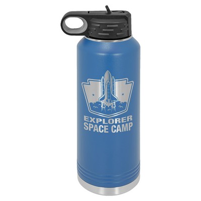 Polar Camel 40oz Royal Blue Stainless Steel Water Bottle