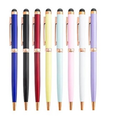 Slim Metal Stylus Ballpoint Pen