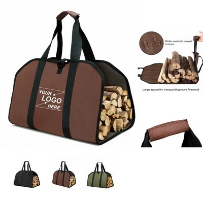 Firewood Carrying Bag with Easy Handles