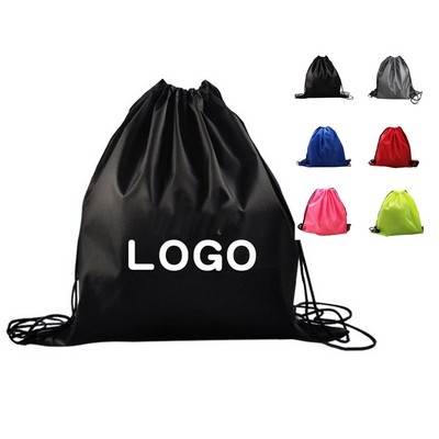 210D Oxford Fabric Drawstring Bag Sports Backpack