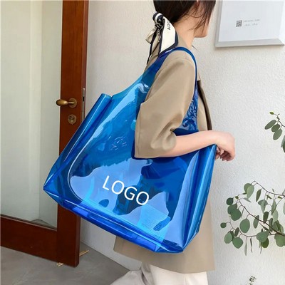 Waterproof Shoulder Clear Tote Bag