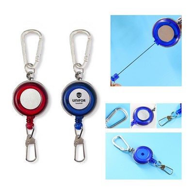 Retractable Round Badge Holder