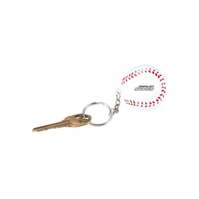 Baseball Stress Reliever Key Chain