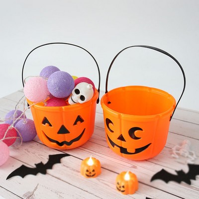 PVC Pumpkin Head Candy Bucket