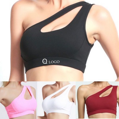 One Shoulder Sports Bra