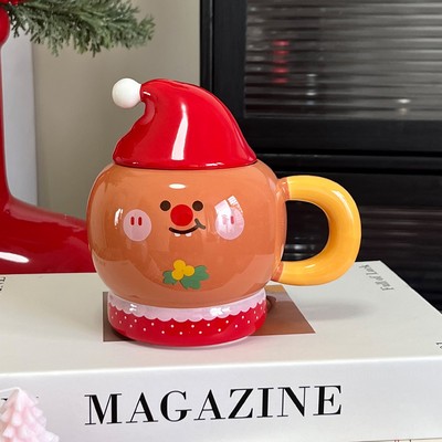 Christmas Gingerbread Man Ceramic Mug