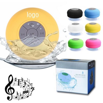 Waterproof Bluetooth Speaker With Silicone Suction Cup