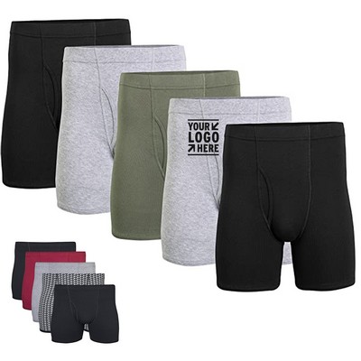 Men's Boxer Briefs with Underwear Bag and Belt