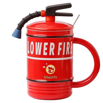 16 oz. Fire Extinguisher Shape Mug