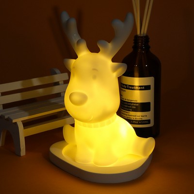 PVC Christmas Reindeer Atmosphere Night Light