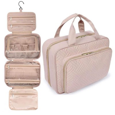 Hanging Travel Toiletry and Makeup Bag Organizer