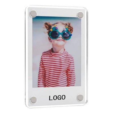 Transparent Double Sided Magnetic Photo Frame