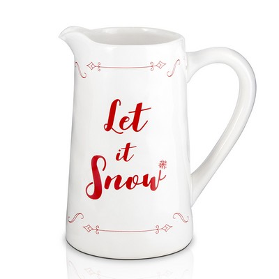 Festive Serving Pitcher for Holidays