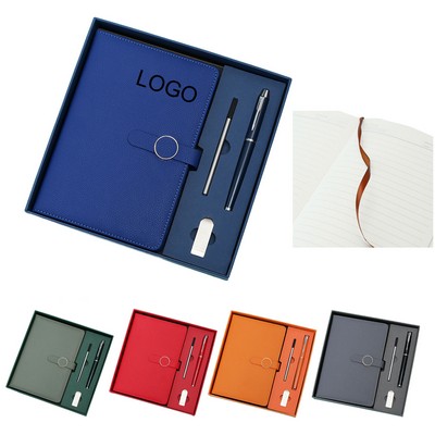 Business Office A5 Notebook Gift Box Set