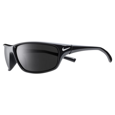 Nike® Rabid Shiny Black Sunglasses w/Gray Lens