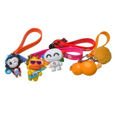 High Quality 3D Soft PVC Keychain