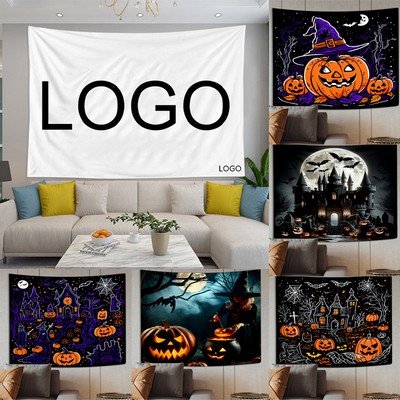 Halloween Room Décor Tapestry Wall Hanging Backdrop Banner